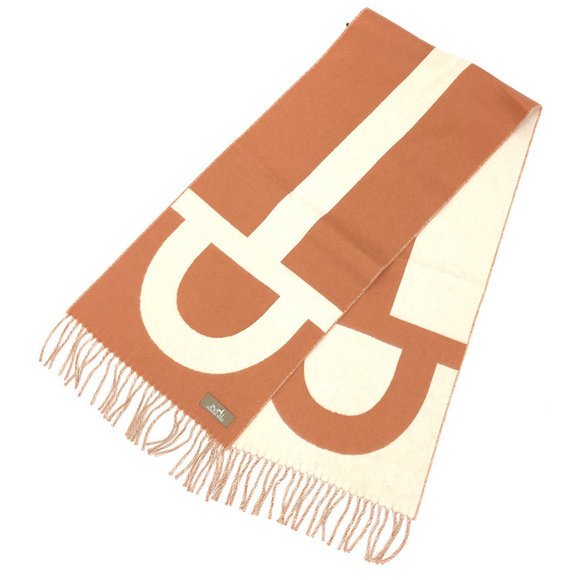 HERMES White Scarf - Picture 1 of 3